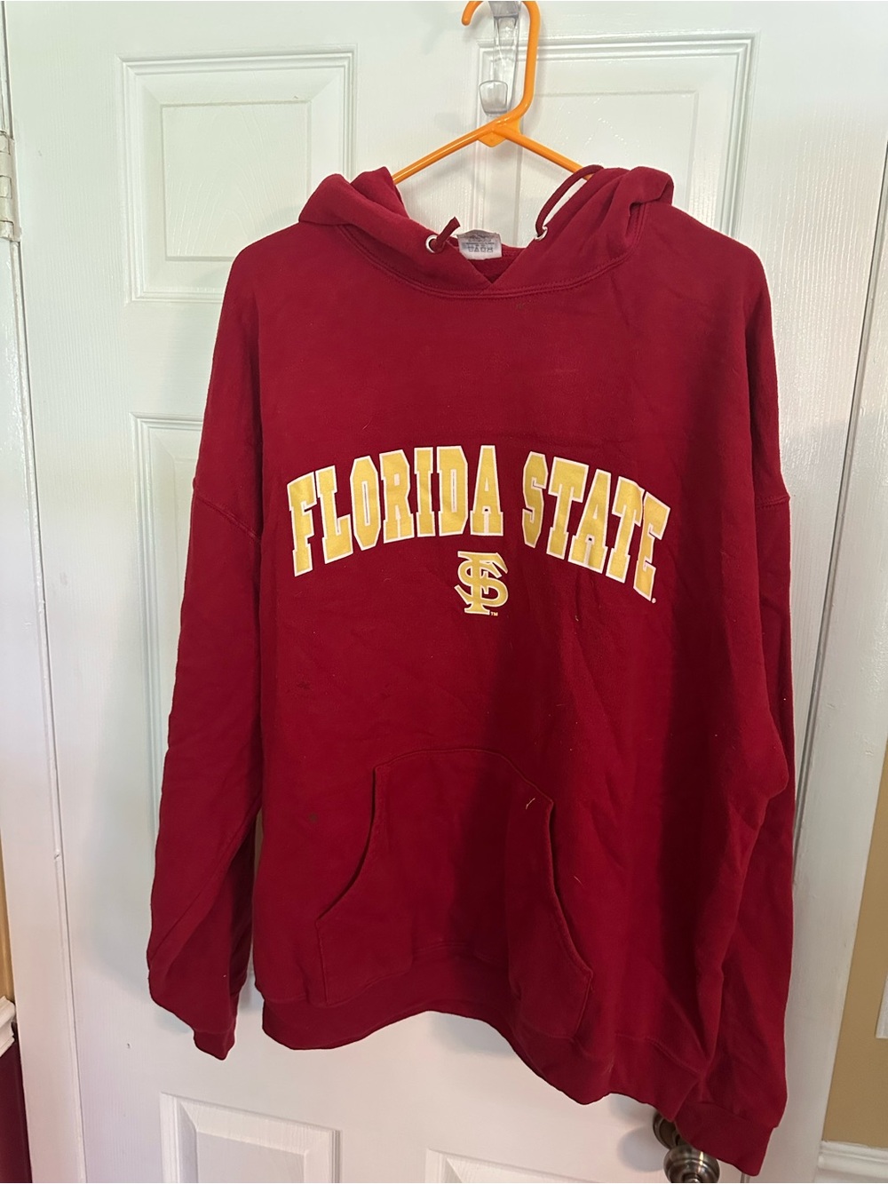 Jerzees Red Pullover Hoodie